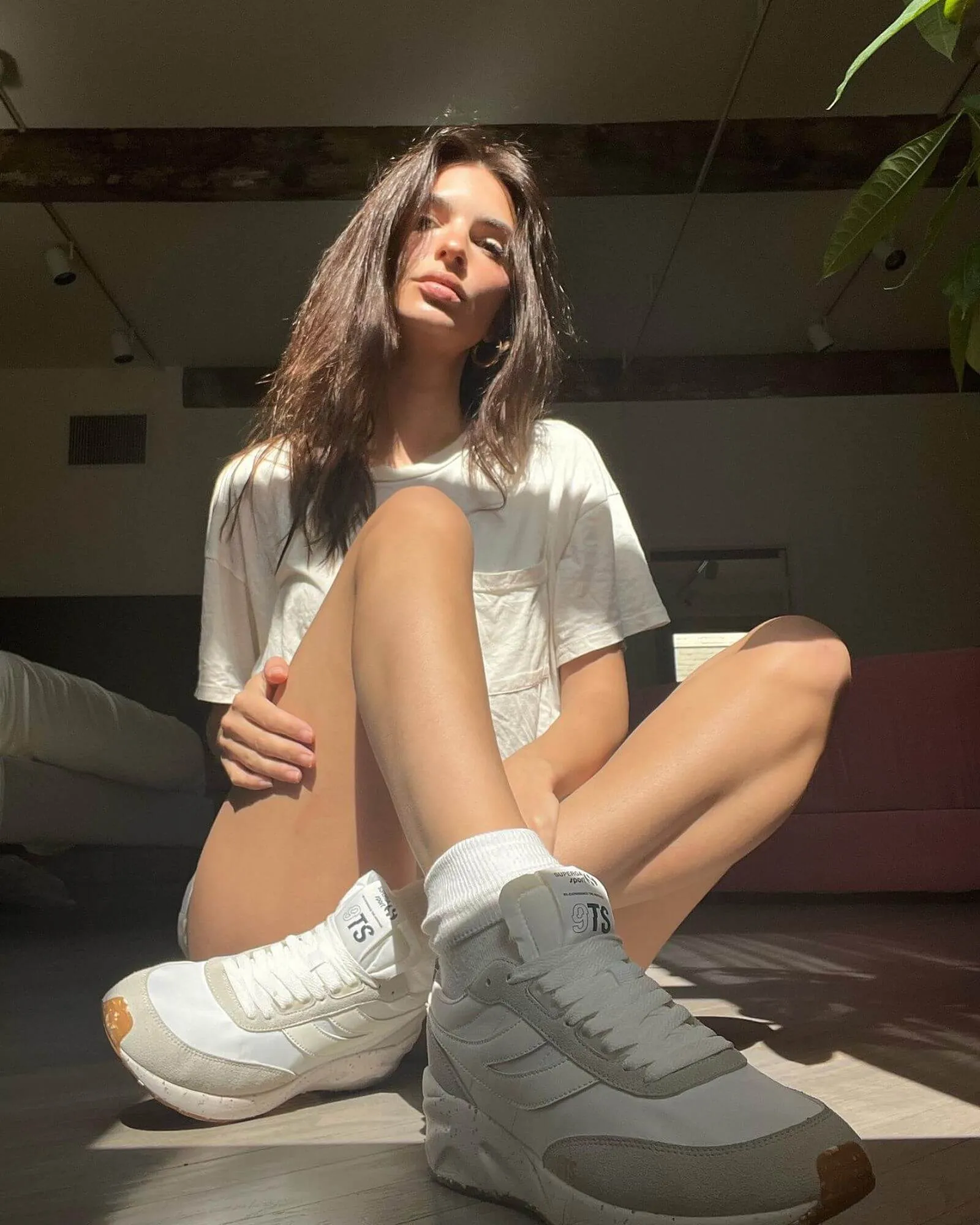 4089 TRAINING SNEAKERS 9TS SLIM VEGAN WHITE-AVORIO