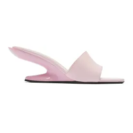 60mm Cantilevered Leather Mules