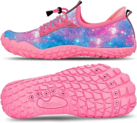 Built-in Heel Grips Water Shoes for Kids Girls Boys Hiking Wide Barefoot Swim Beach Pool Big Kid