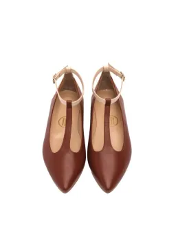 Burgundy Lugo Ballet Flats