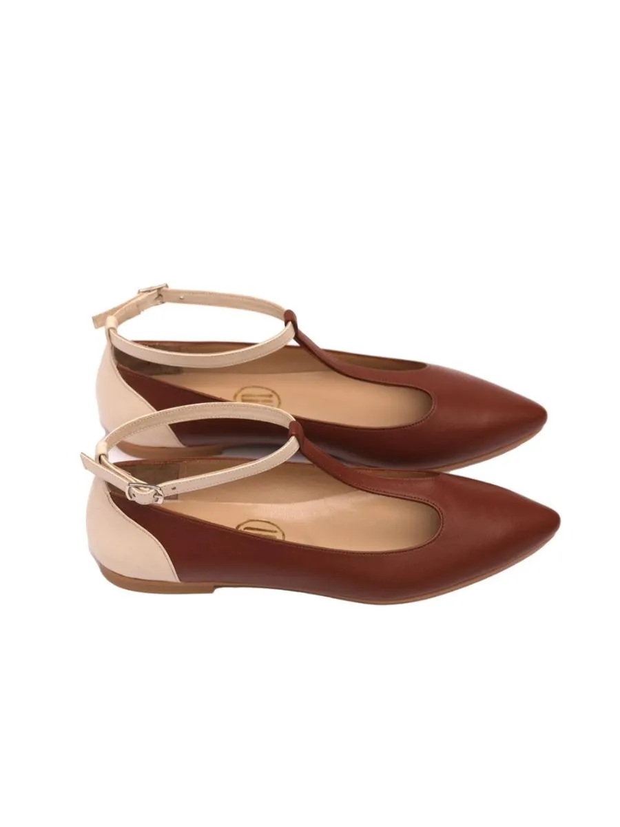 Burgundy Lugo Ballet Flats