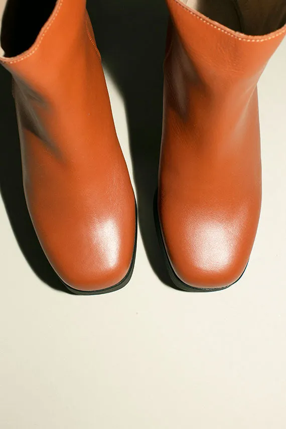 Cognac Drue 3.0 Platform Boot