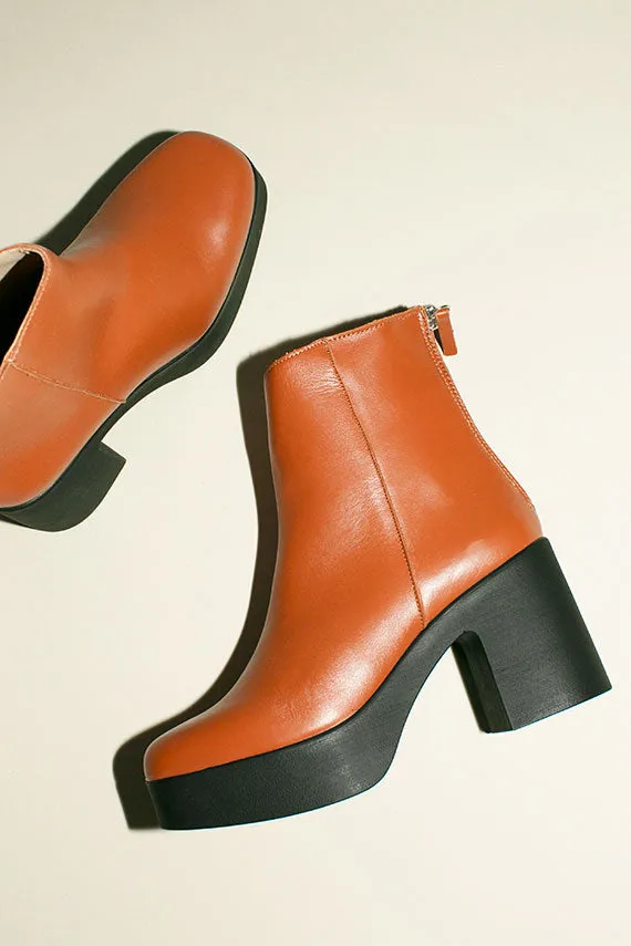 Cognac Drue 3.0 Platform Boot