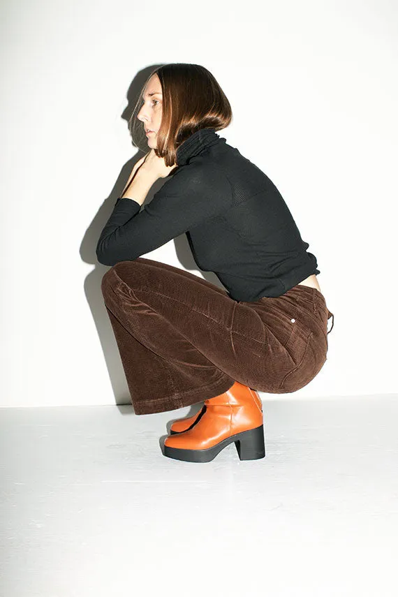 Cognac Drue 3.0 Platform Boot