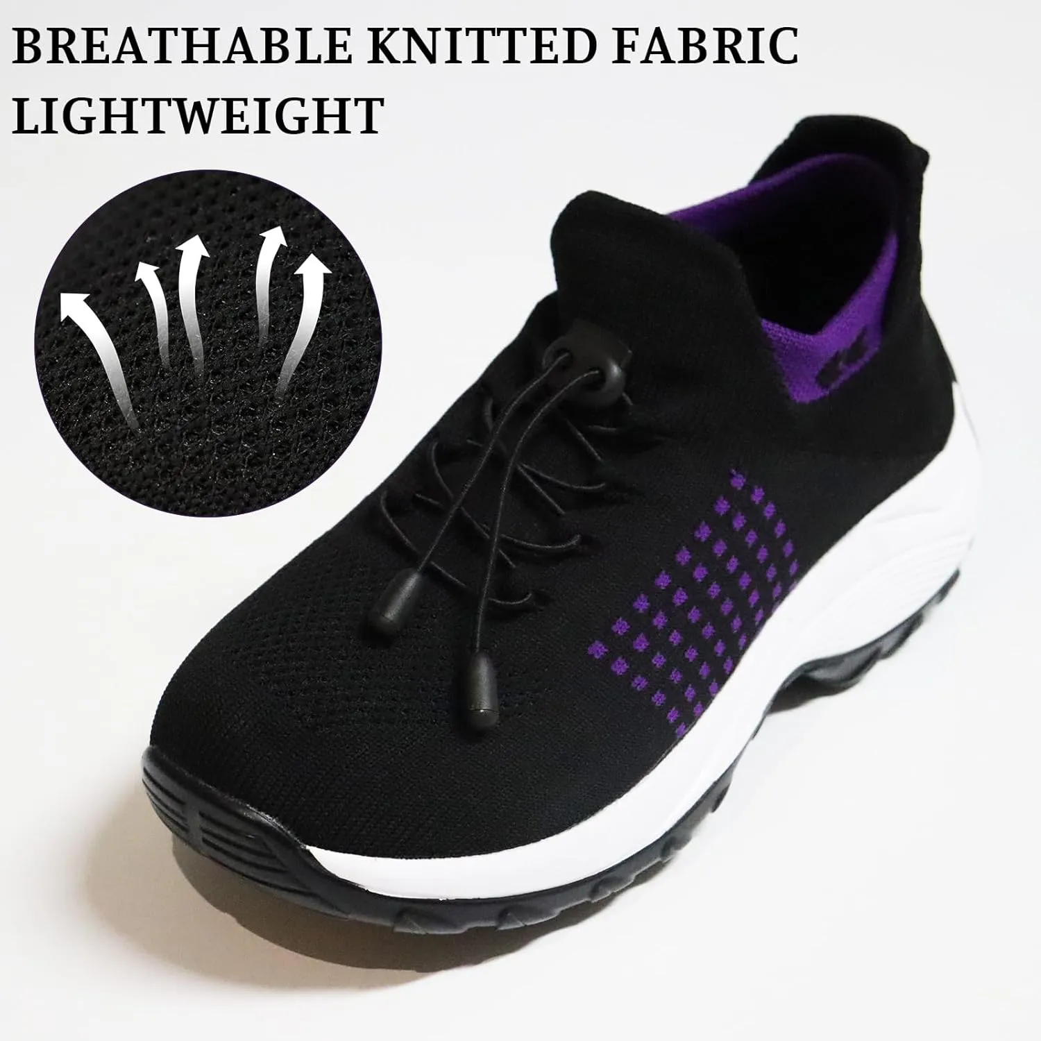 Comfort Wear Orthowear Shoes for Women Men Orthopedic Cushion Shoes Anti-Slip Air Nurse Shoe Breathable Mesh Fashion Sneakers for Women Adjustable Elastic Strap Trainers Plantar Fasciitis Unisex