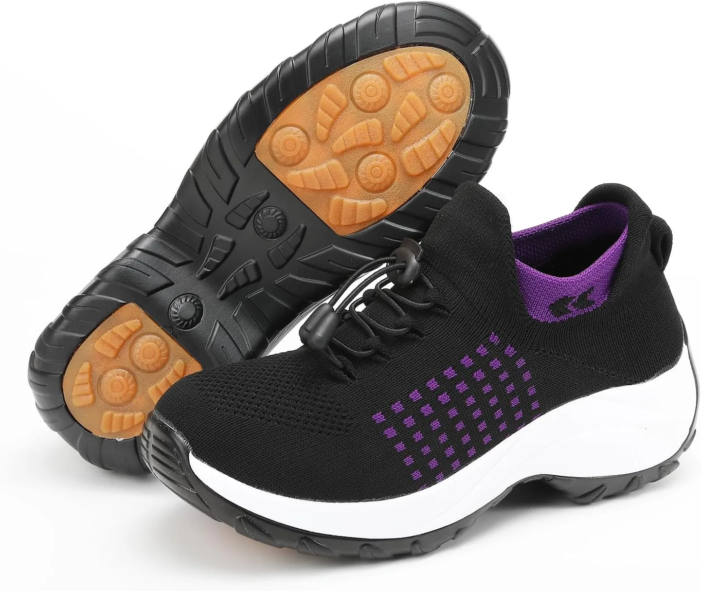 Comfort Wear Orthowear Shoes for Women Men Orthopedic Cushion Shoes Anti-Slip Air Nurse Shoe Breathable Mesh Fashion Sneakers for Women Adjustable Elastic Strap Trainers Plantar Fasciitis Unisex