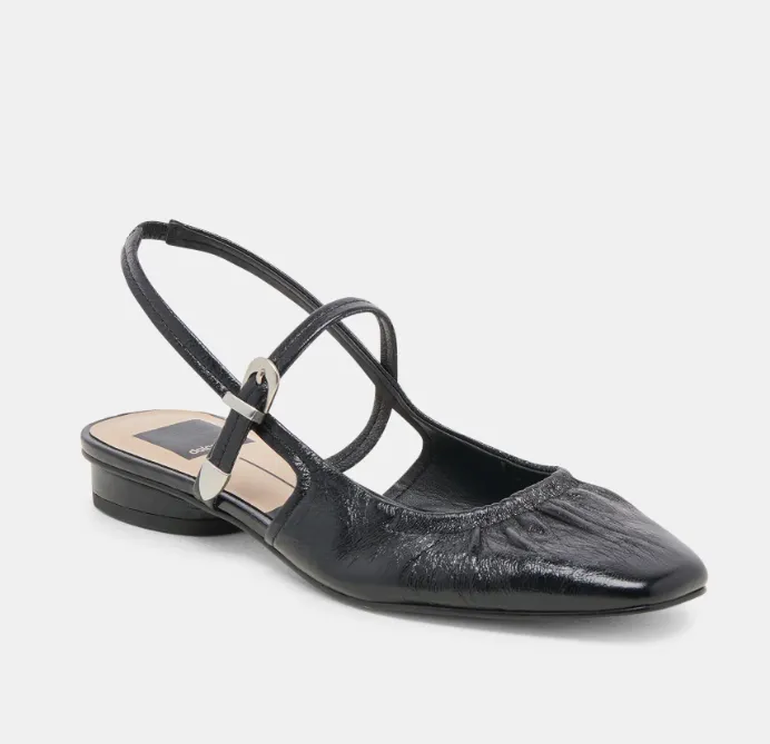 Dolce Vita Rianne Flats Midnight Crinkle Patent