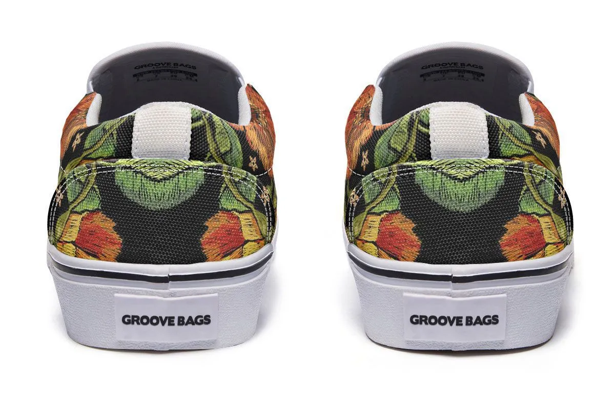 Embroidery Horse Slip-On Shoes