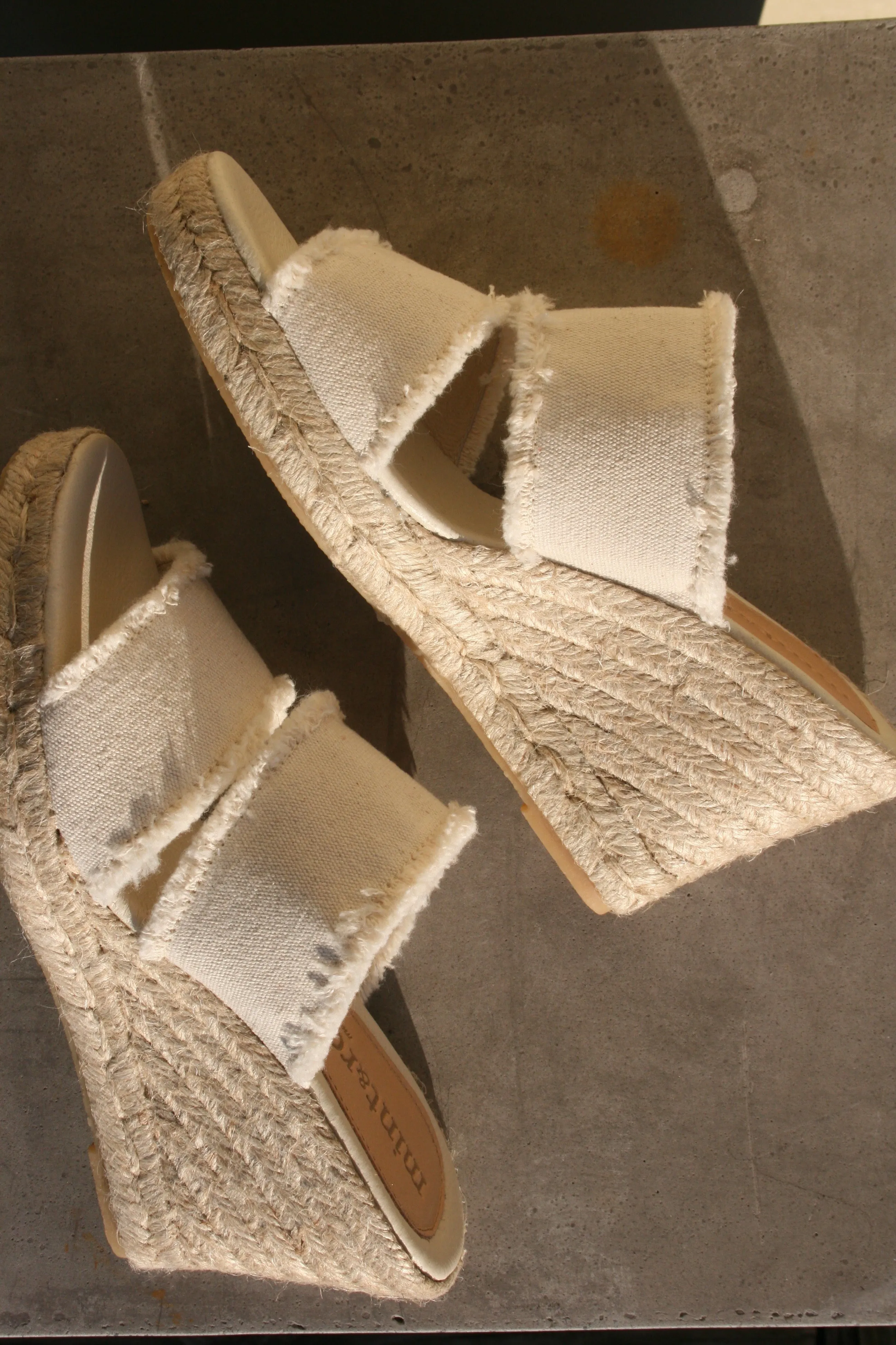 Emma Canvas Espadrille - White