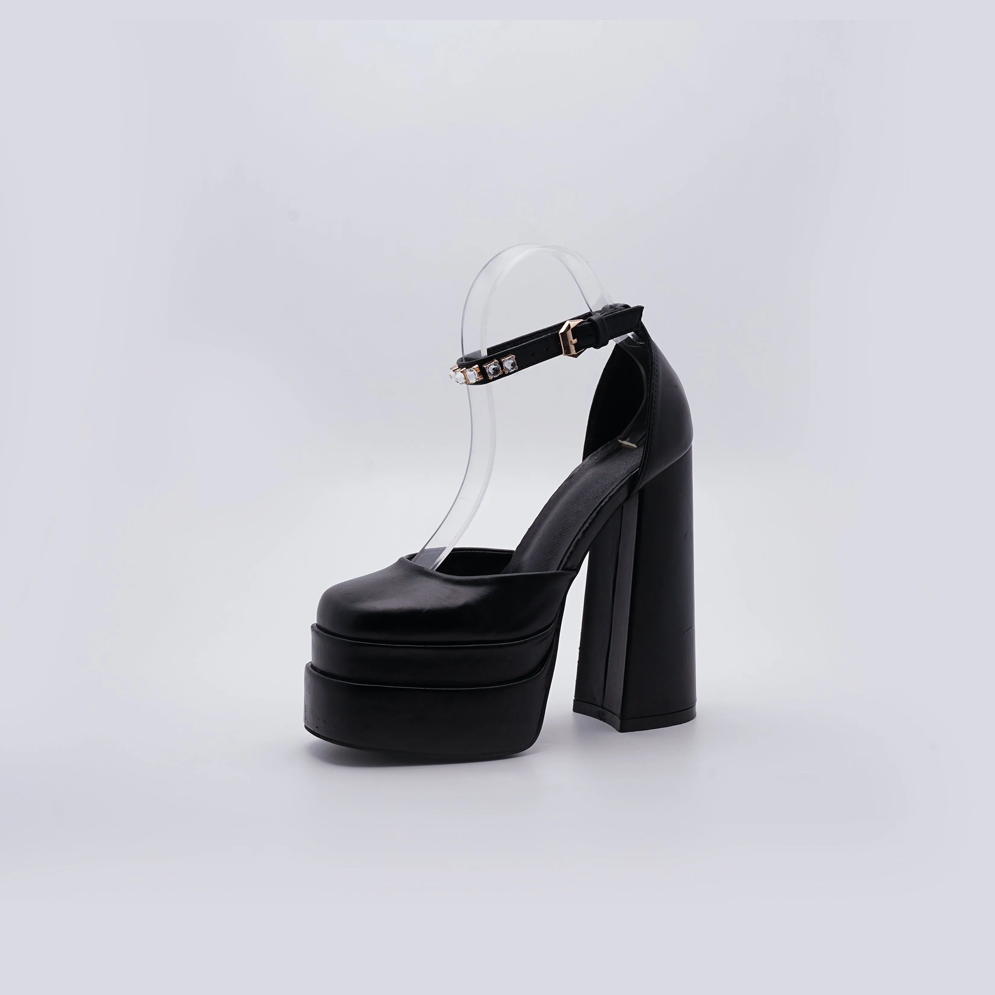 Europian Trending Platform Chunky Heel
