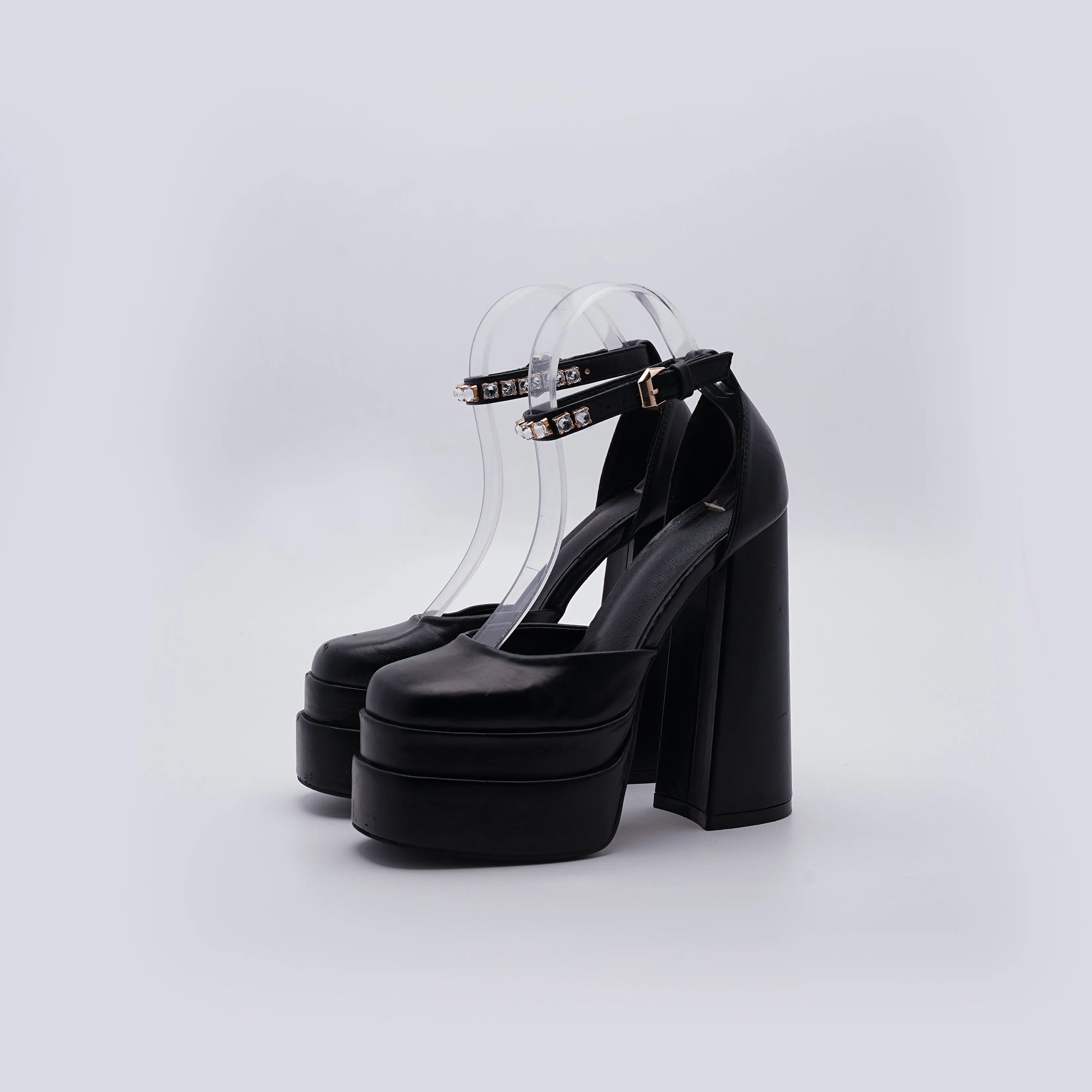 Europian Trending Platform Chunky Heel