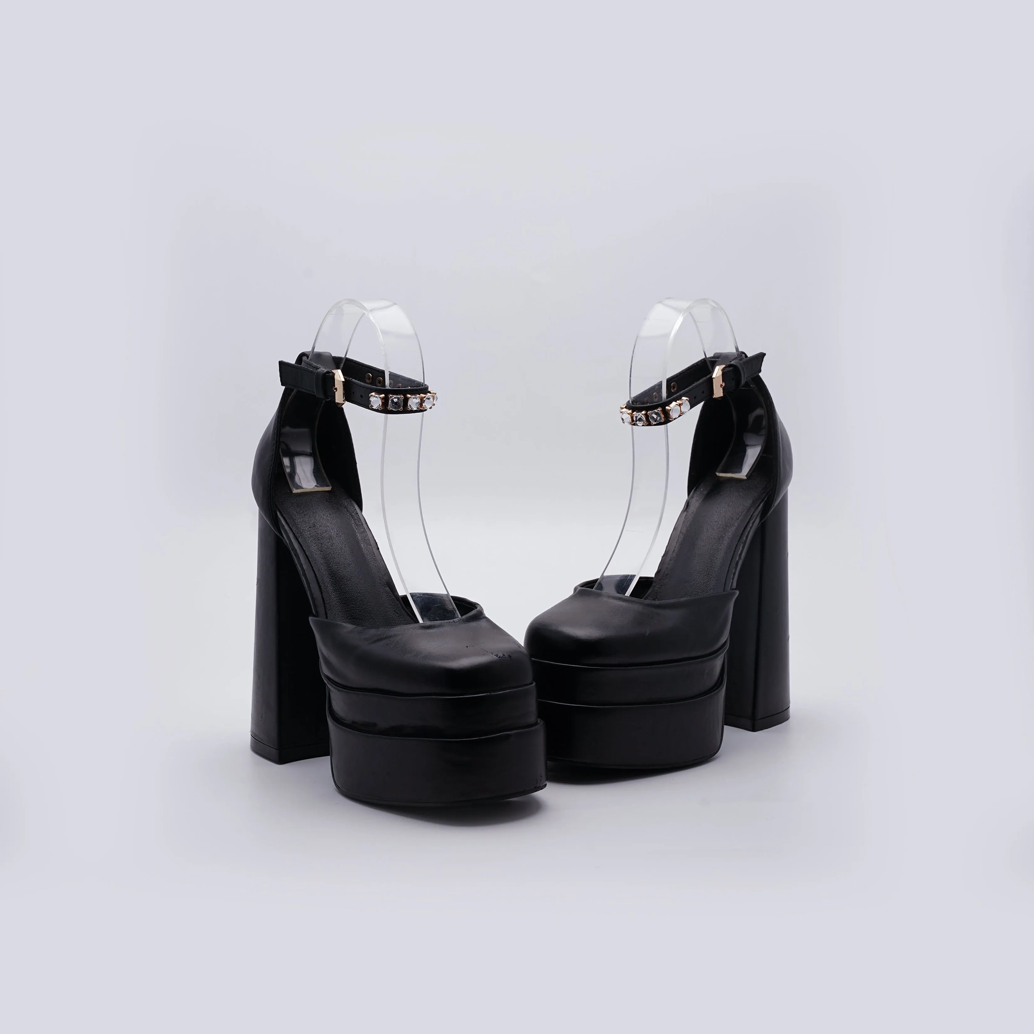 Europian Trending Platform Chunky Heel