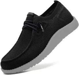 ITAZERO Men Extra Wide Shoes - 4E to 5E Wide Toe Box Shoes for Men XX Wide Width Swollen Feet - Men's Loafers & Slip-ons with Arch Support Insole for Plantar Fasciitis
