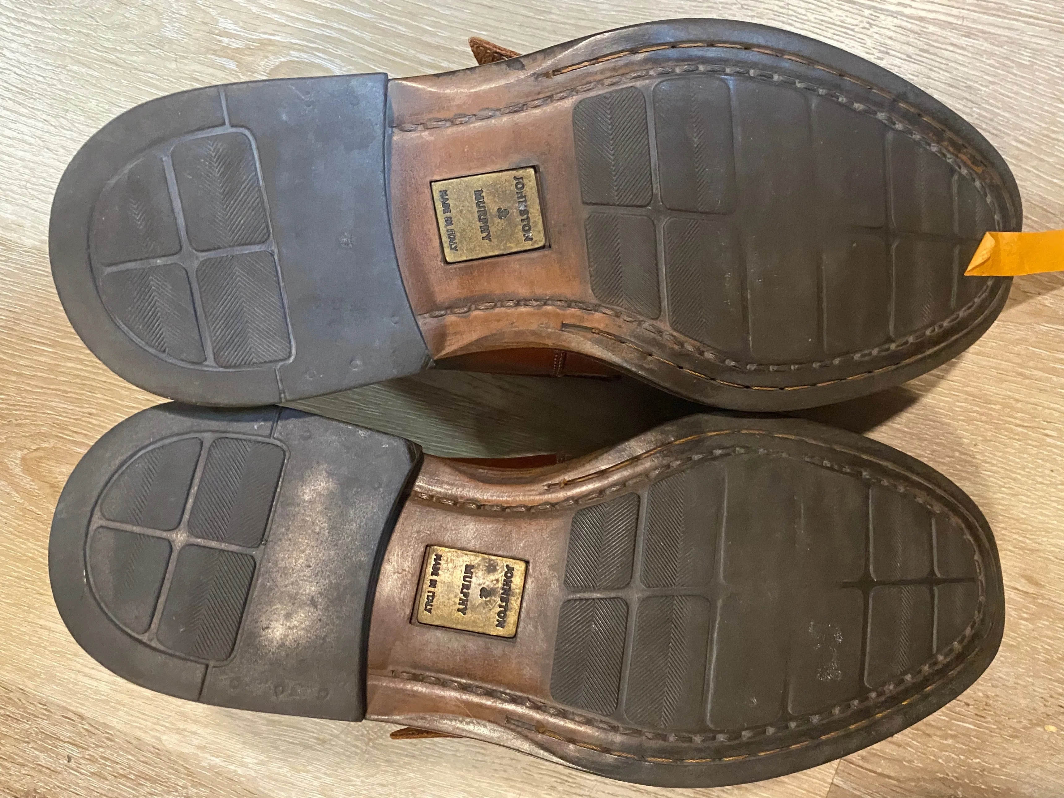Johnston & Murphy Passport Monk Strap Shoes 8.5M 41/42 (Italy)