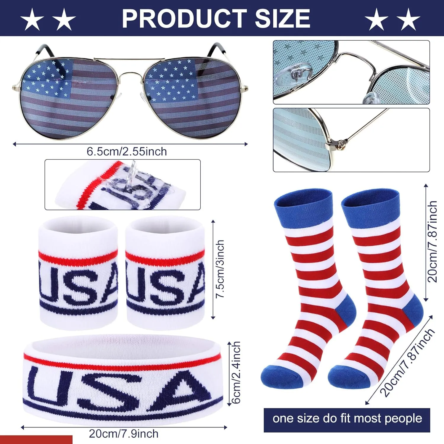 Mepase 6 Pcs Beverage Beer Belt Costume Fanny Pack Outfit Beer Belt for Man (Red Blue White,Classic Style)