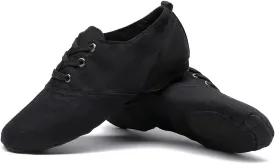 MSMAX Jazz Boots for Girls Lace-up Dancing Sneakers for Boys