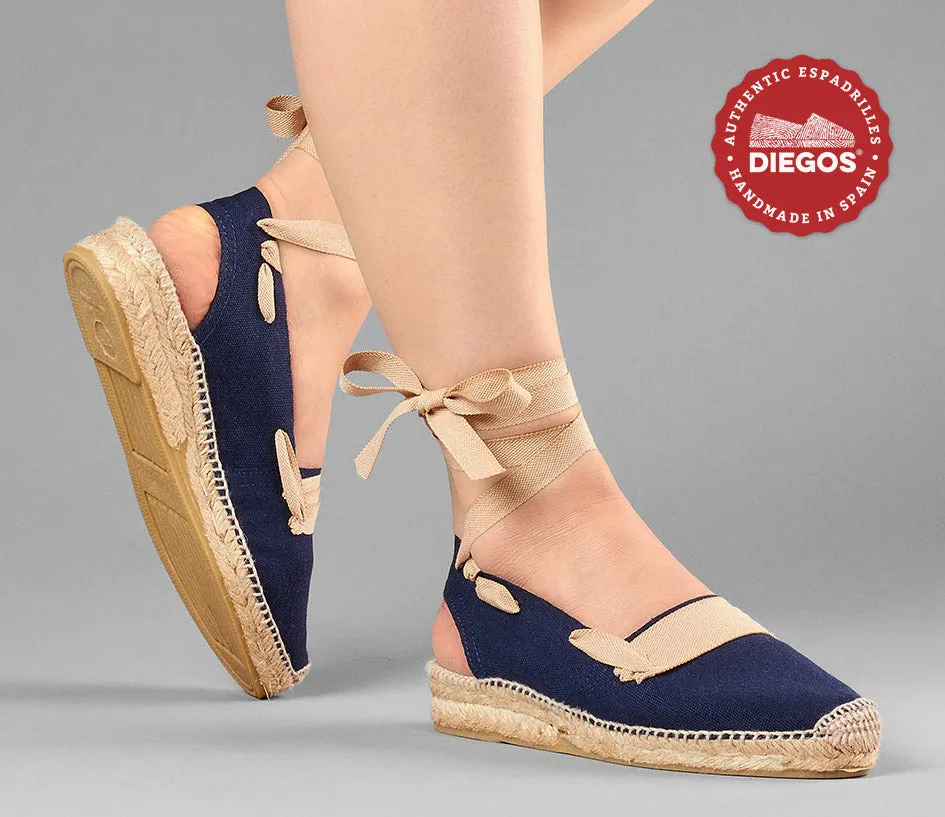 Navy basque Catalina espadrille
