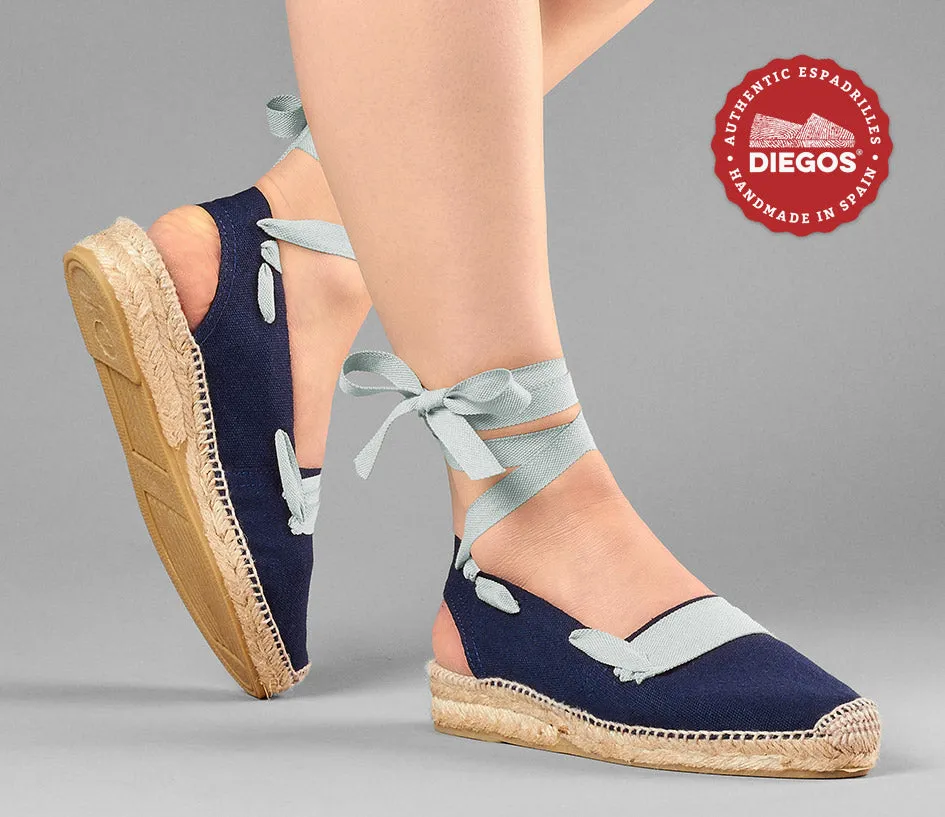 Navy basque Catalina espadrille