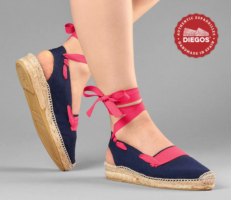 Navy basque Catalina espadrille