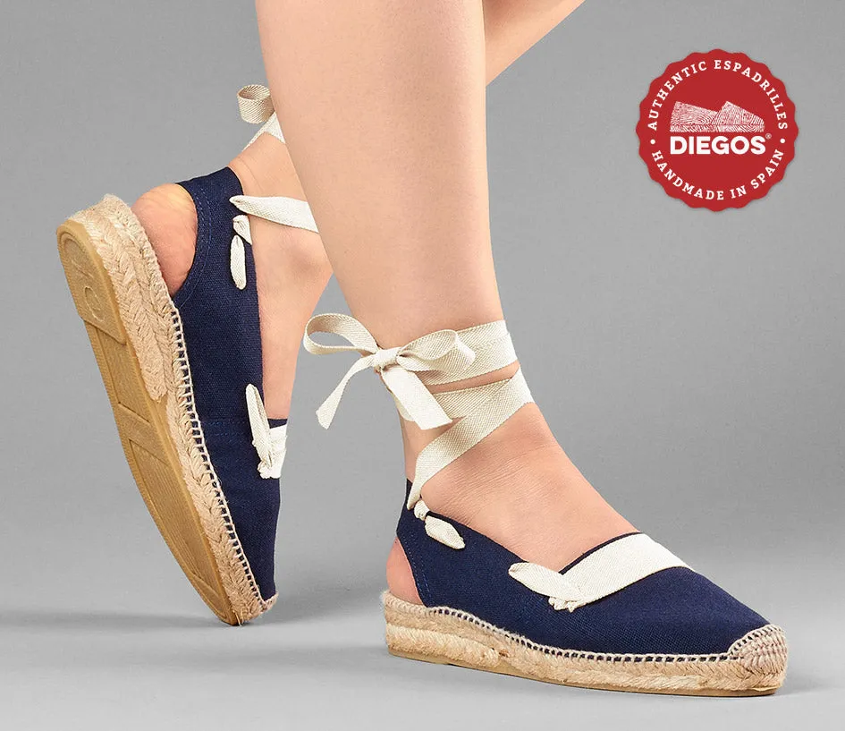 Navy basque Catalina espadrille