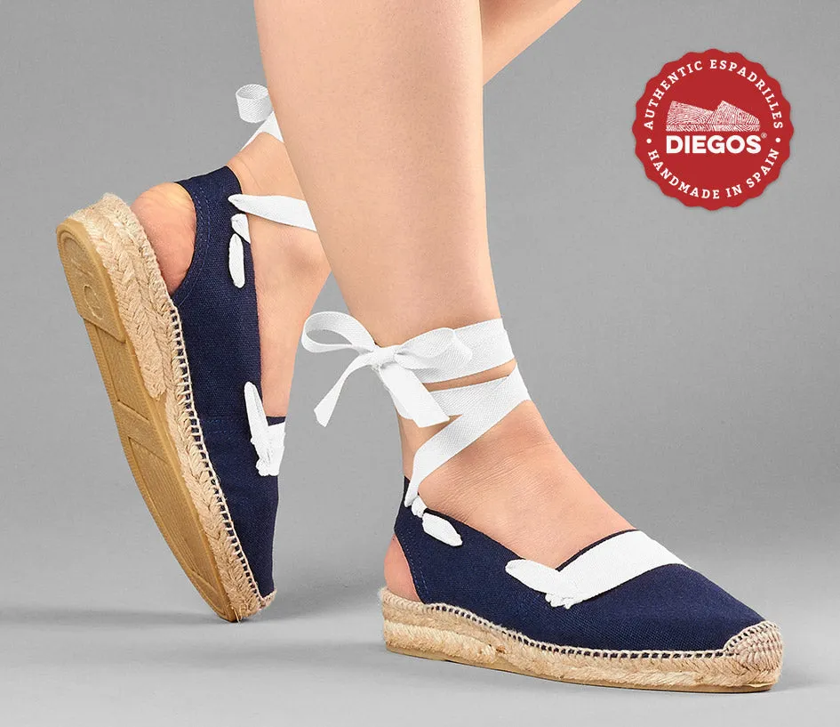 Navy basque Catalina espadrille