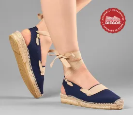 Navy basque Catalina espadrille