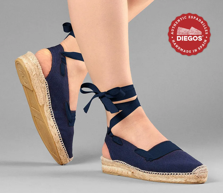 Navy basque Catalina espadrille