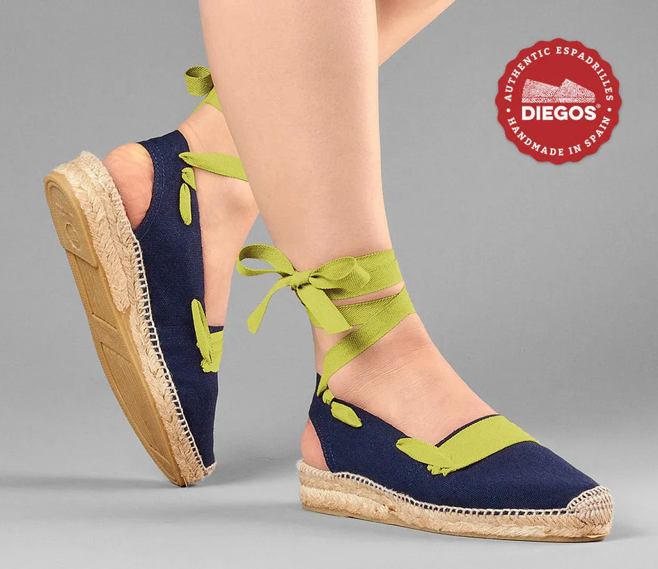 Navy basque Catalina espadrille
