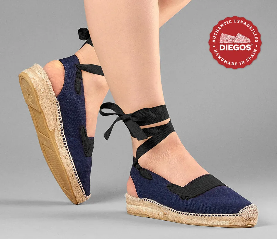 Navy basque Catalina espadrille
