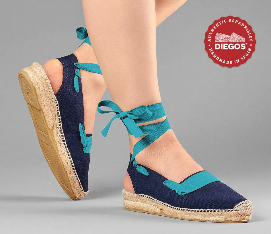 Navy basque Catalina espadrille