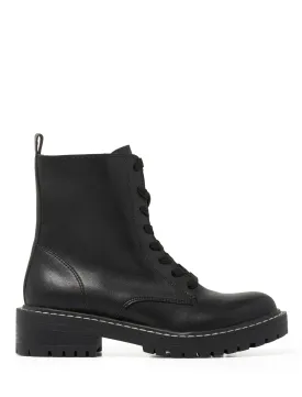 Nicola Lace Up Biker Boot