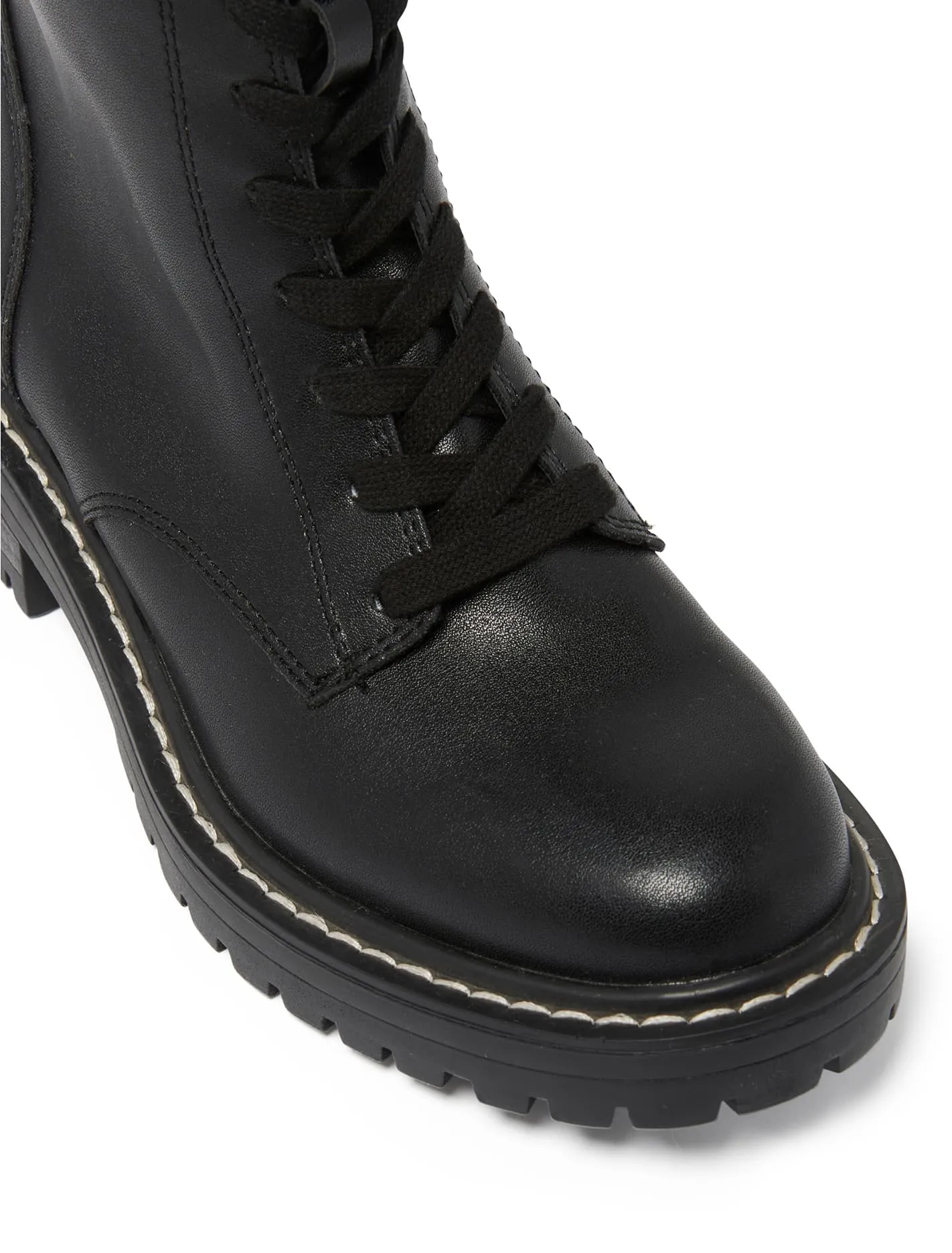 Nicola Lace Up Biker Boot
