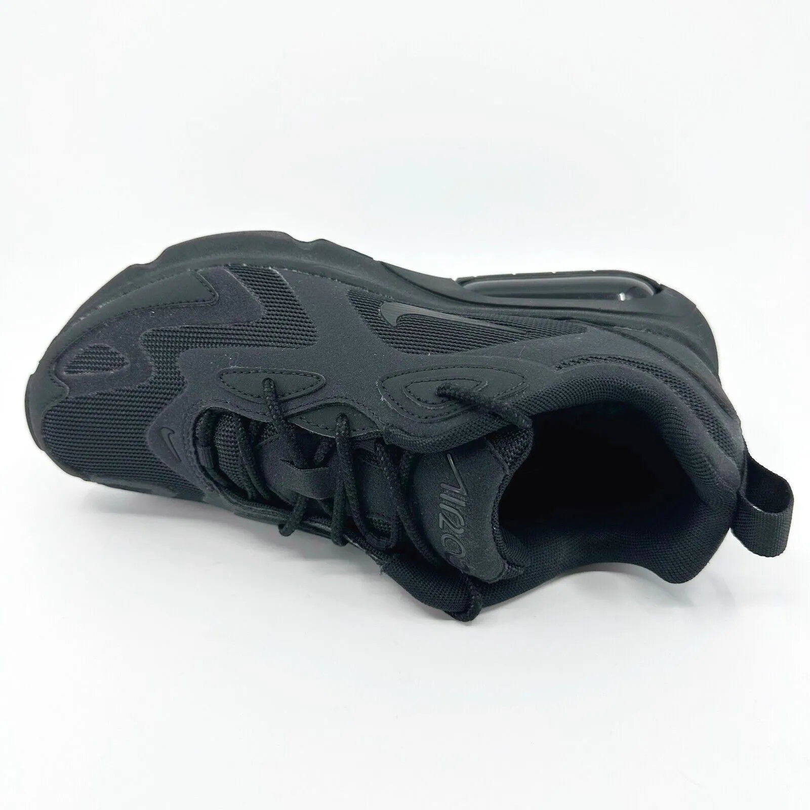 Nike Air Max 200 Triple Black Womens Running Shoes Sneakers AT6175 003