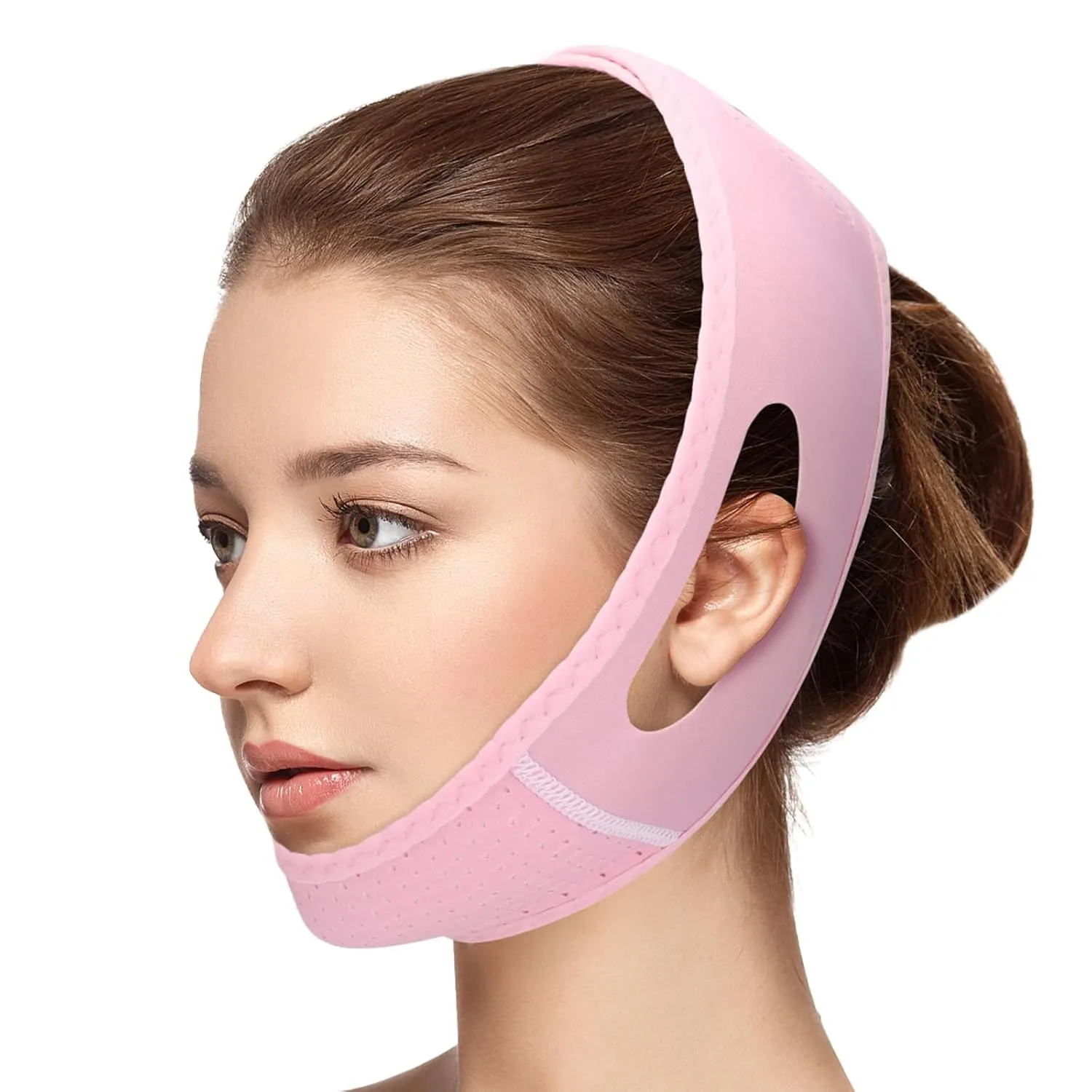 Reusable V-Line Mask, Chin Strap For SleepingLifting EffectAdjustableEasy To Use, Jawline Shaper