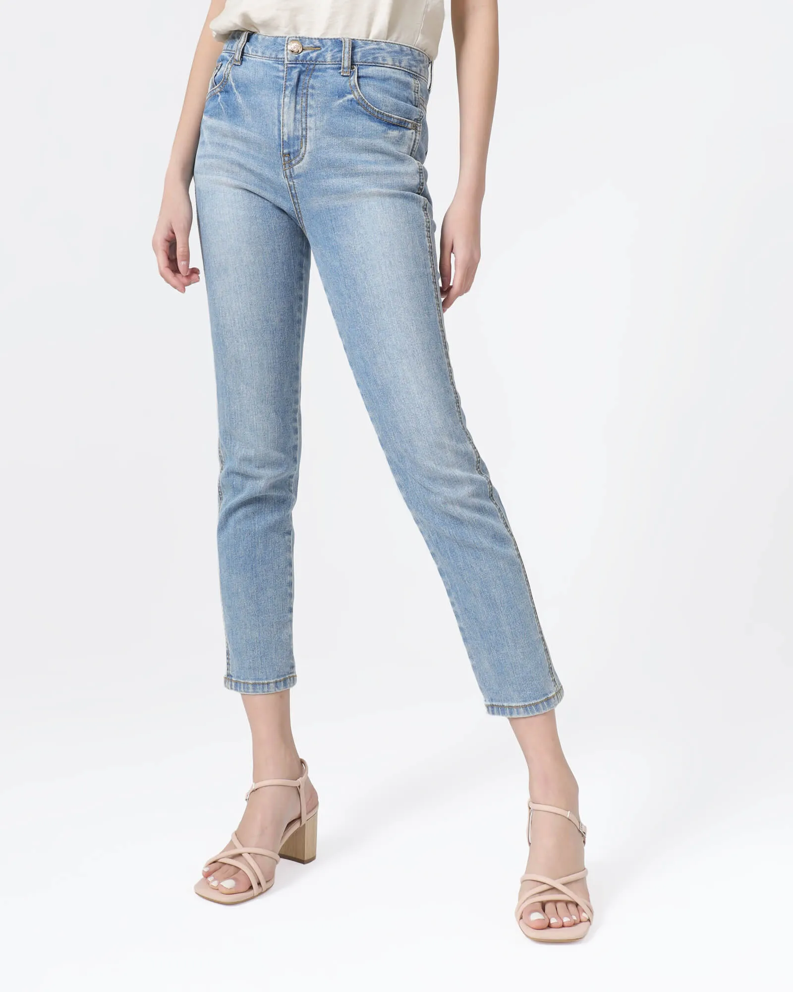 Strappy Ankle Buckle Sandals