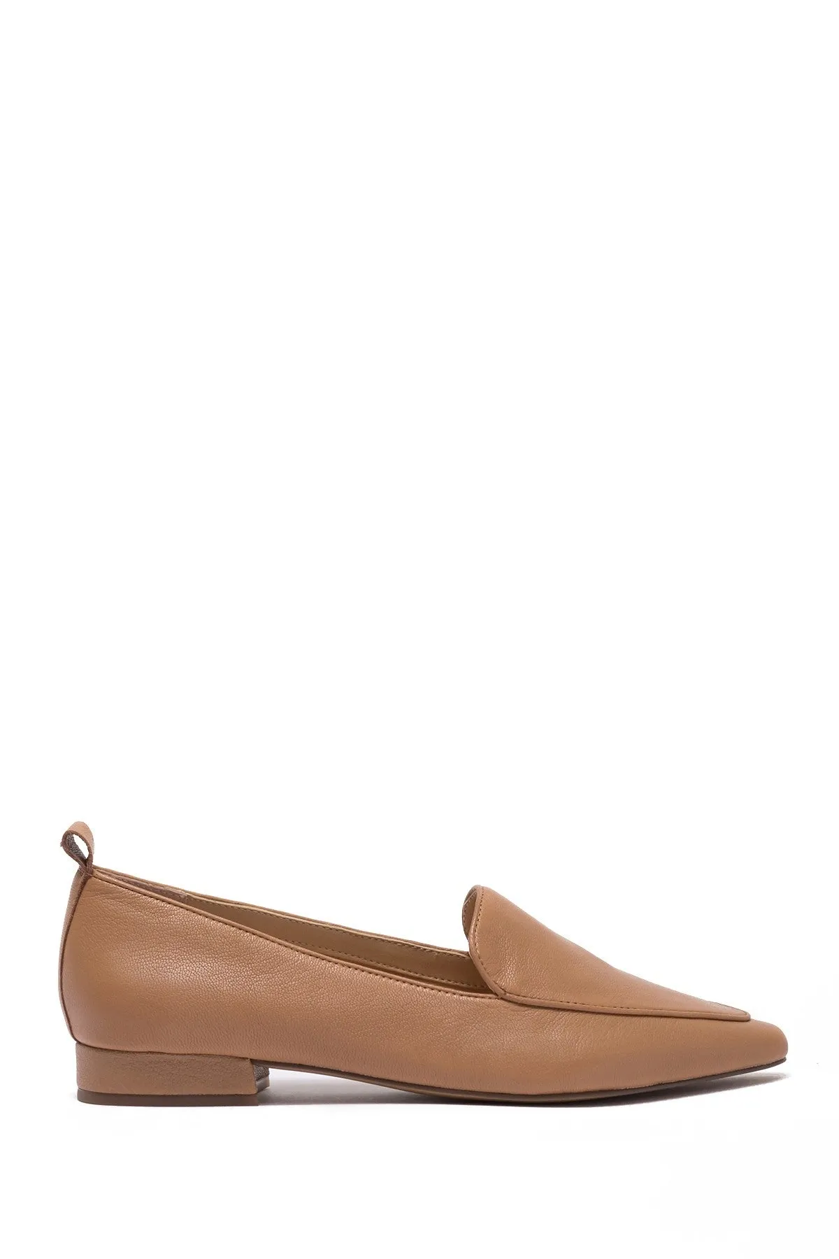 Studio Mocha Leather Franco Sarto Loafer Flats