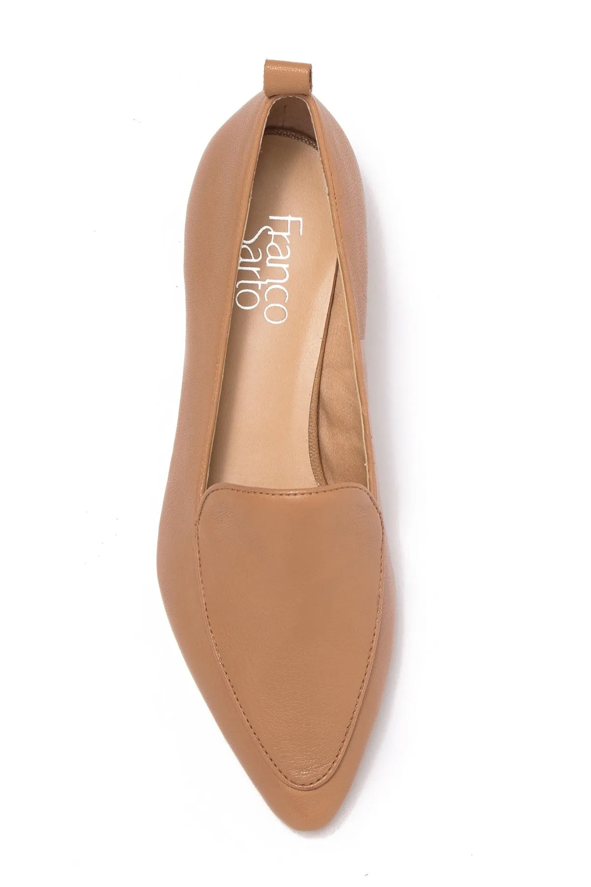 Studio Mocha Leather Franco Sarto Loafer Flats