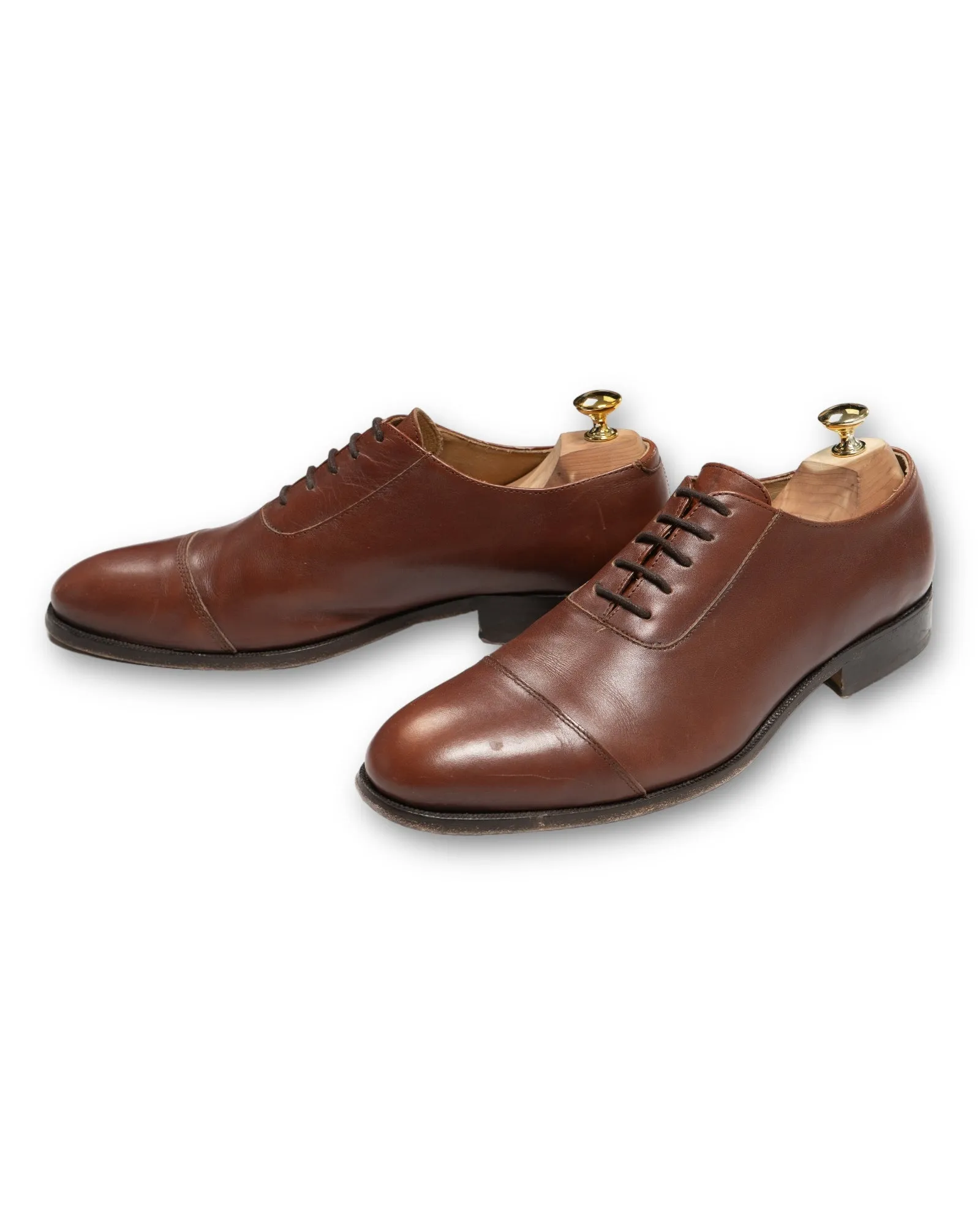 Tiger Of Sweden - Mid-Brown Cap Toe Oxfords 44