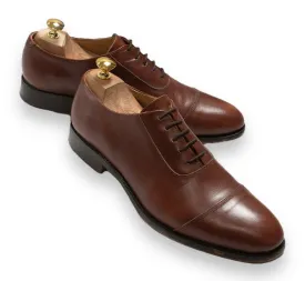 Tiger Of Sweden - Mid-Brown Cap Toe Oxfords 44