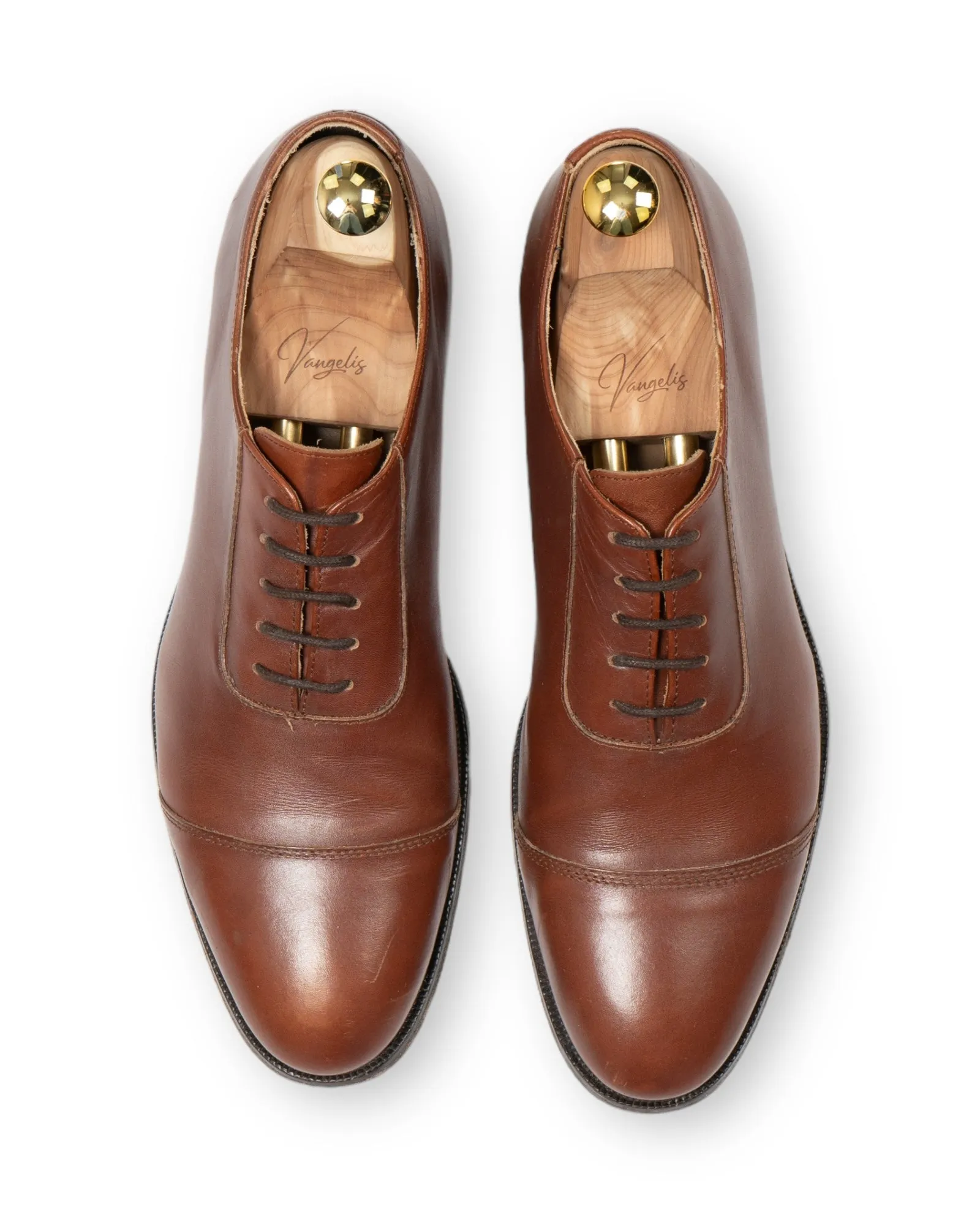 Tiger Of Sweden - Mid-Brown Cap Toe Oxfords 44
