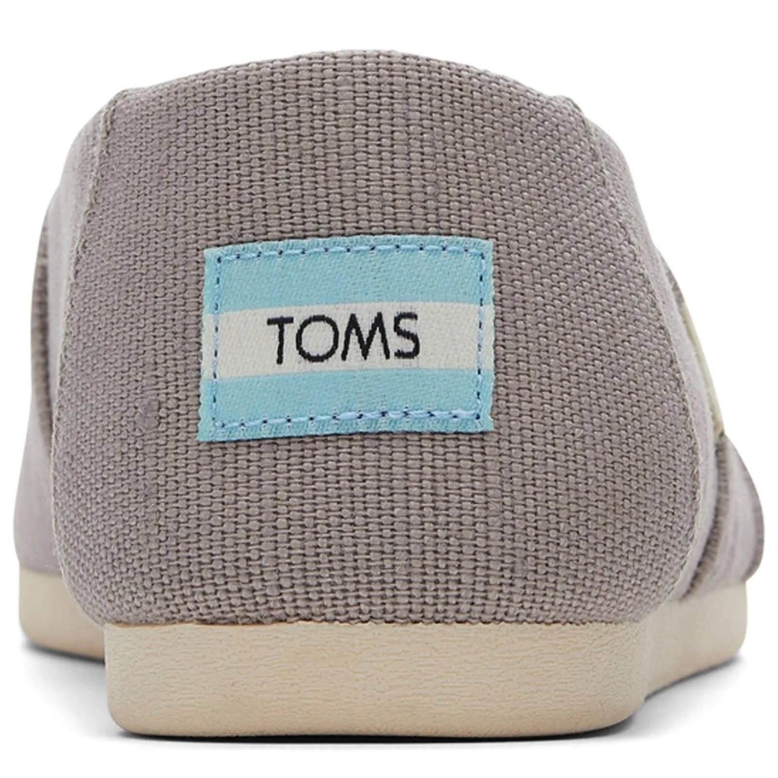 TOMS Alpargata Grey 100% Textile Blend (68% Jute 3 Female Slip On Ladies Shoes