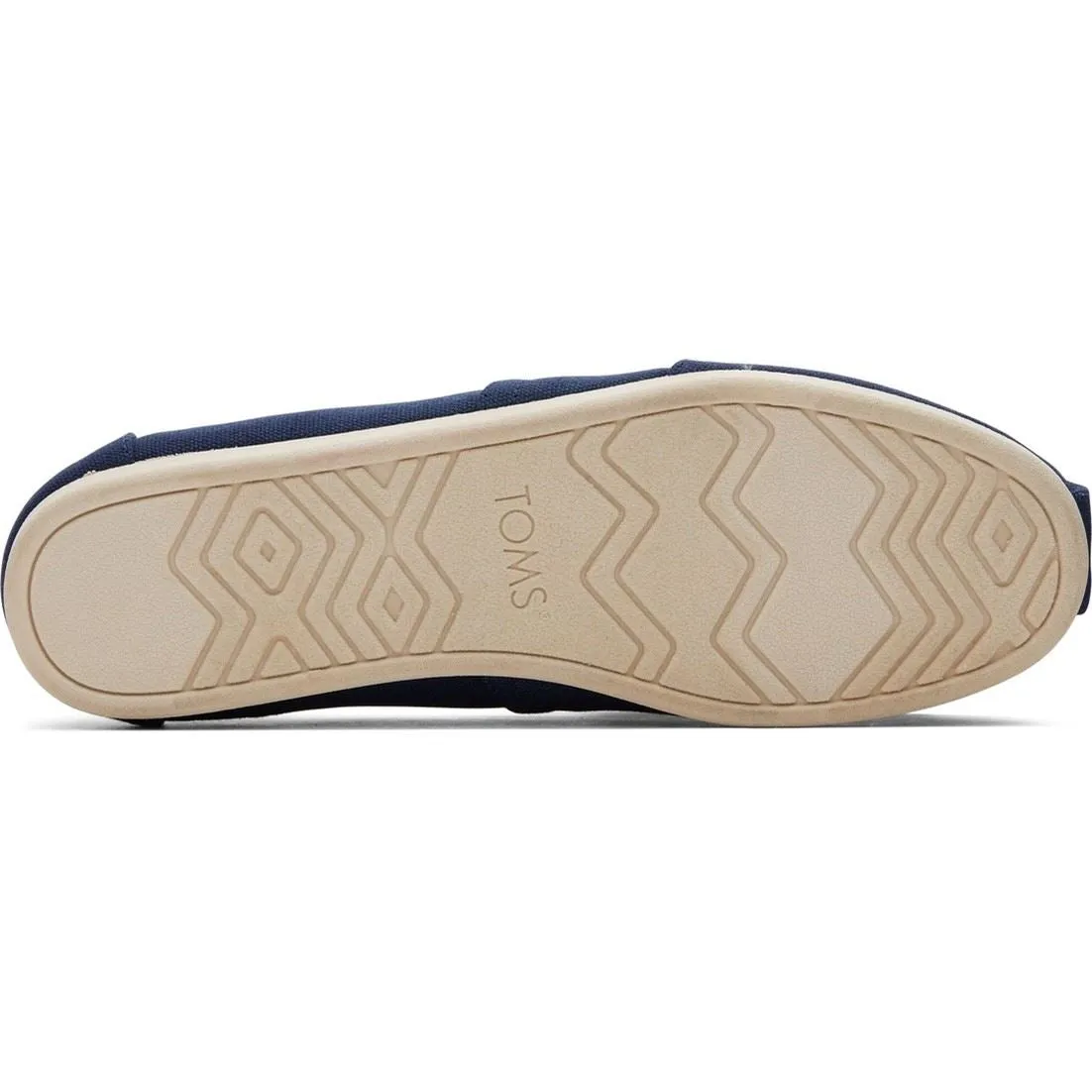 TOMS Alpargata Navy 100% Cotton Male Slip On Mens Shoes
