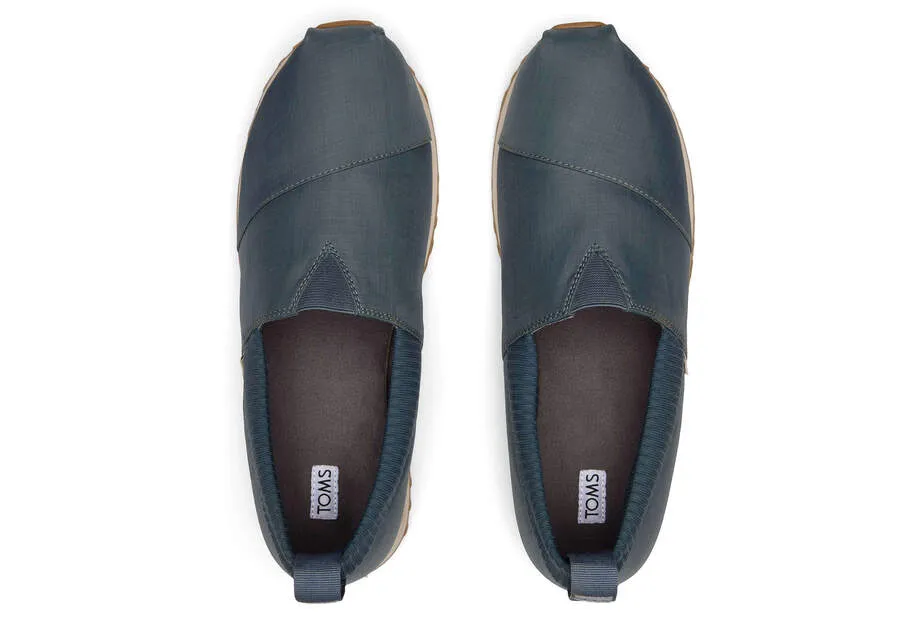 TOMS Mens Alpargata Resident Ripstop Espadrille - Dark Slate